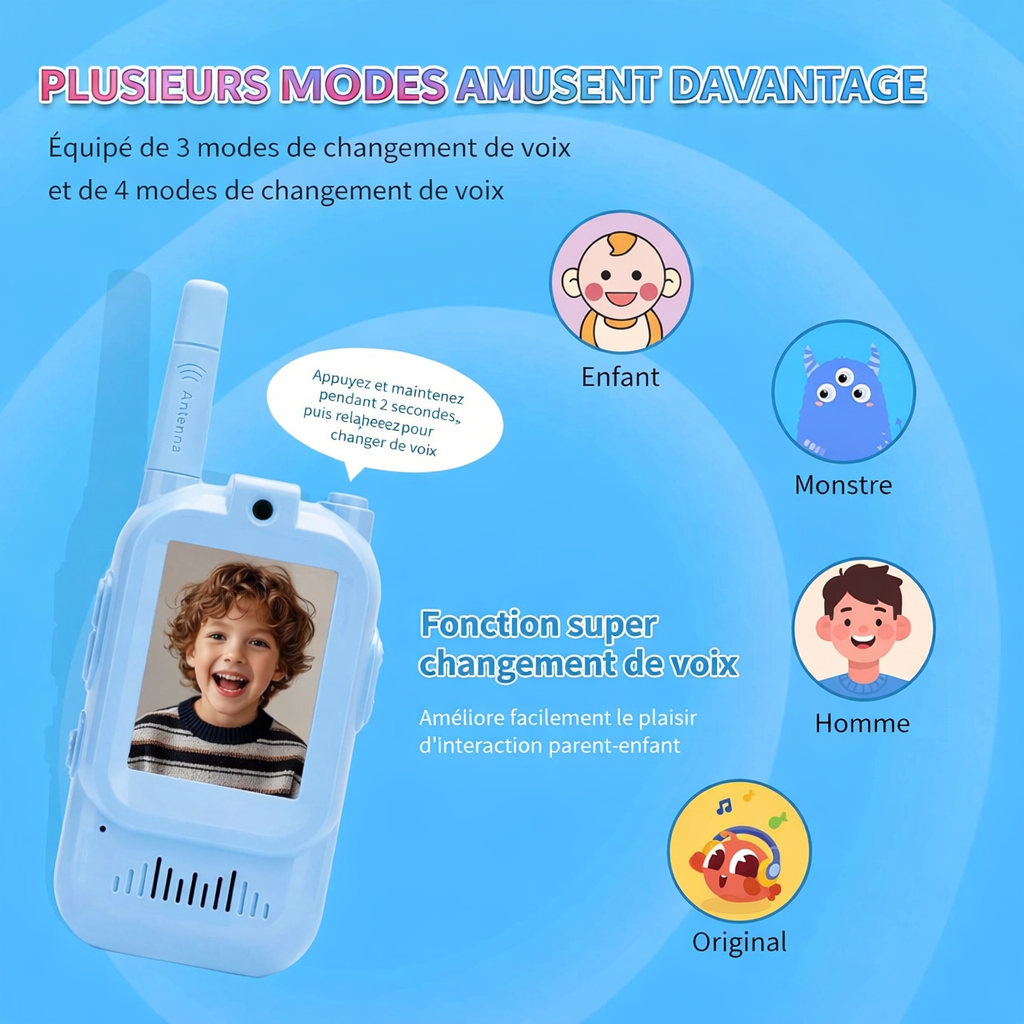 Talkie-walkie caméra USB-C